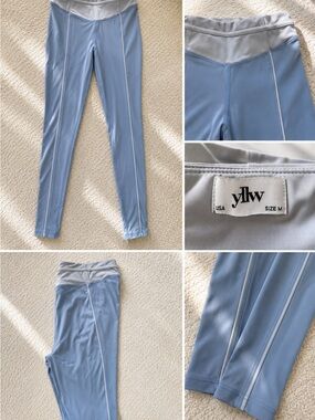 ylvw Light Blue High-Waist Leggings
